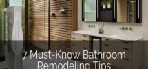 Tips to consider for bathroom renovation