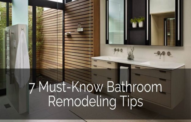 Tips to consider for bathroom renovation