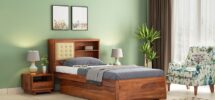 buy wooden bed online