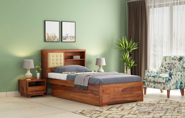 buy wooden bed online