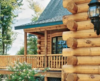 log cabins,