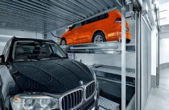 semi automatic parking system
