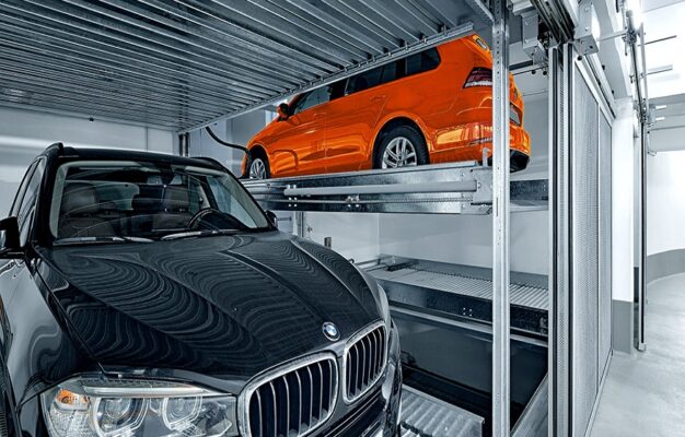 semi automatic parking system