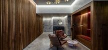 Wood and Polished Plaster Walls