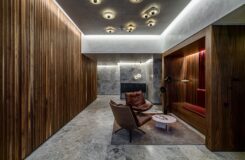 Wood and Polished Plaster Walls