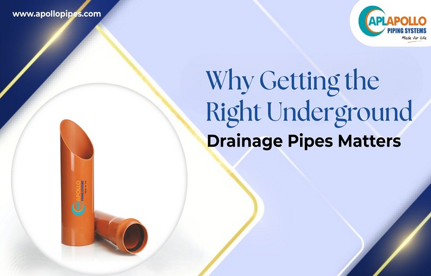 underground drainage pipes